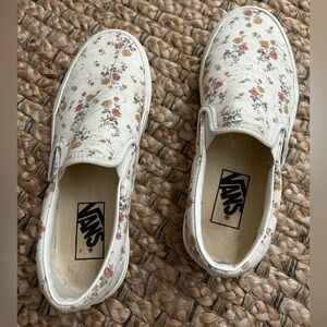Vans White Canvas Sneakers